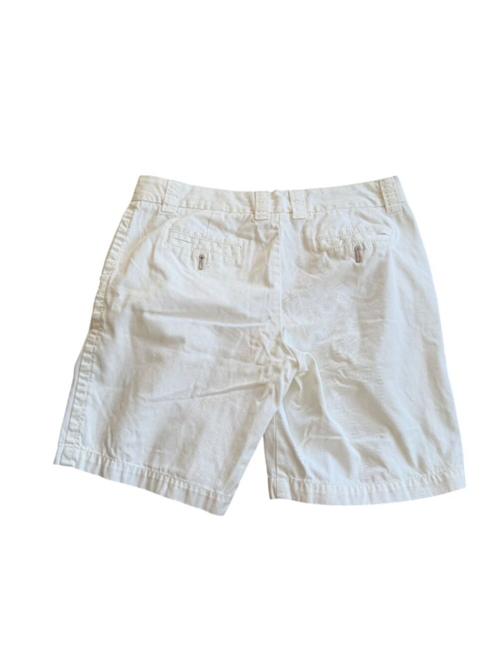 J CREW Womens City Fit Chino White Bermuda Shorts Size 8 - Picture 3 of 5
